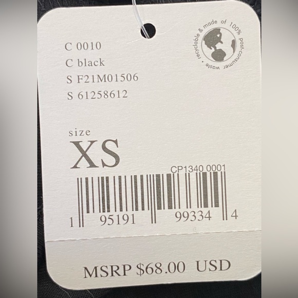 Free People Adella Black Corset Cami Size XS.NWT - Picture 5 of 6